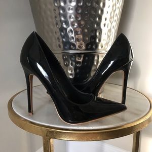 Black Patent Leather Pumps